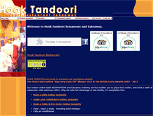 Tablet Screenshot of hooktandoori.co.uk